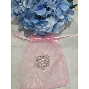 Swarovski 5601 Cube Beads Crystal AB‎ Iridescent 8mm for Jewelry making